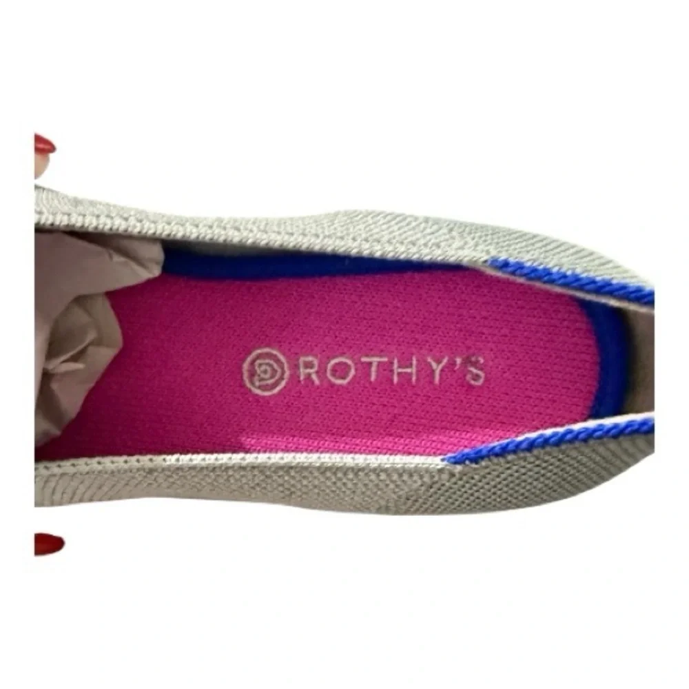ROTHY’S Gray Knit Flats · Size 3